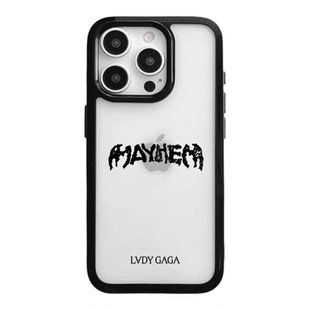 Lady GaGa MAYHEM狂乱音乐专辑手机壳个性英文透明亚克力亮面苹果iphone 17promax air16e 15 14pm 13 12 11