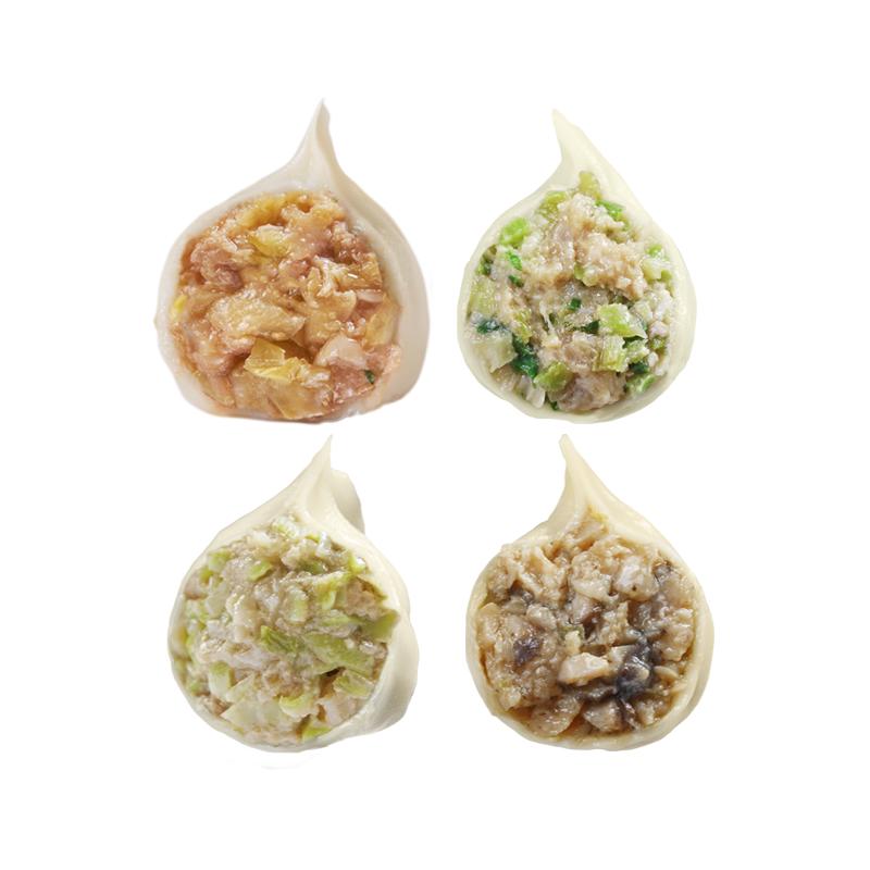 汉唐猪肉白菜芸豆香菇水饺4袋