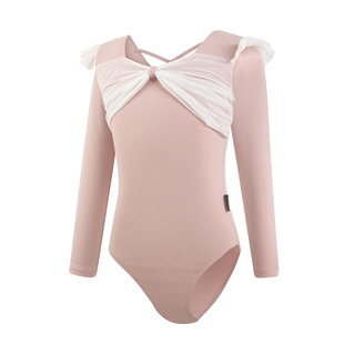 儿童舞蹈服冬季新款练功服长袖女童体操服芭蕾舞裙专业中国舞套装
