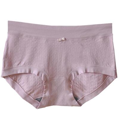 彩田内裤女莫代尔棉柔软提花镂空