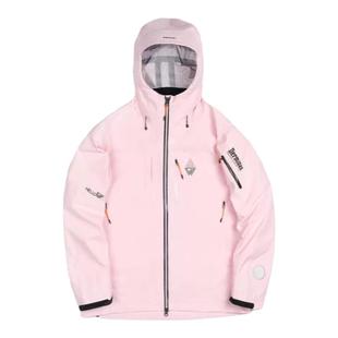 2526DIMITO韩国滑雪服防水风单板双板男女款PLAYBOY黑蓝色牛仔衣