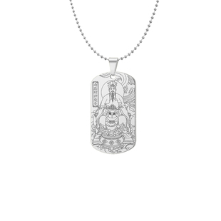 五路南路财神柴荣吊坠天财星君柴王爷神像吊牌挂件男女款项链挂坠