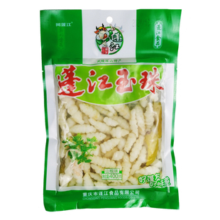 重庆特产阿蓬江地牯牛400gx2袋黔江宝塔菜蓬江玉珠泡椒山椒味泡菜