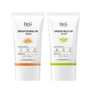 油皮推荐 韩国drg防晒霜乳男女面部清爽美白保湿隔离物理防晒dr.g