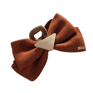 秋冬美拉德蝴蝶结抓夹大号发量大鲨鱼夹高级感发夹后脑勺2025新款