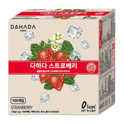 韩国DAHADA草莓茶低卡烘焙养生茶