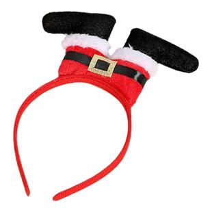 圣诞帽发箍头饰发饰ins风新款圣诞树装饰搞怪装扮拍照道具小礼物