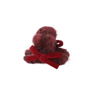 DODOGOGO毛呢小抓夹女2025新款发抓秋冬韩系发饰发量少半扎发头饰