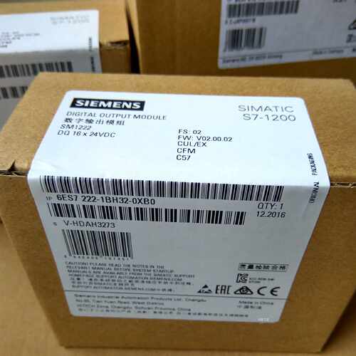 6ES72221BH320XB0S71200数字输SM1222模块16DO24VDC
