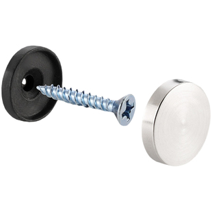 广告钉玻璃钉装饰盖螺丝帽塑料亚克力固定螺丝帽装饰盖镜钉不锈钢