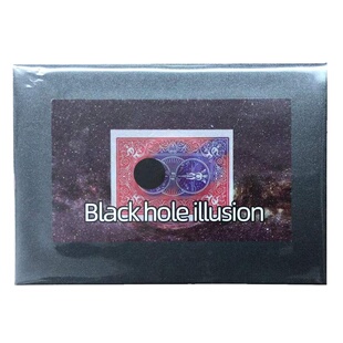 升级版黑洞幻觉瞬间变色 视觉穿越黑洞消失纸牌 近景街头魔术道具