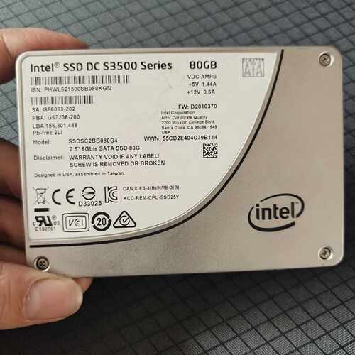 英特尔 S3500 80G 固态硬盘-议价