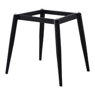 简约岩板方桌腿大理石支架玻璃桌脚书圆桌桌架子书实木板支撑底座