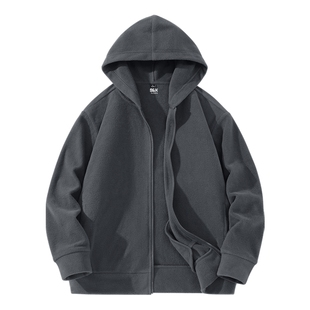 班尼路SK系列连帽男士开衫外套冬季保暖男款双面摇粒绒加厚夹克LF