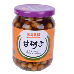 包邮台湾进口高庆泉甘树子430g 全素破布子蒸鱼调味料理 去腥提味