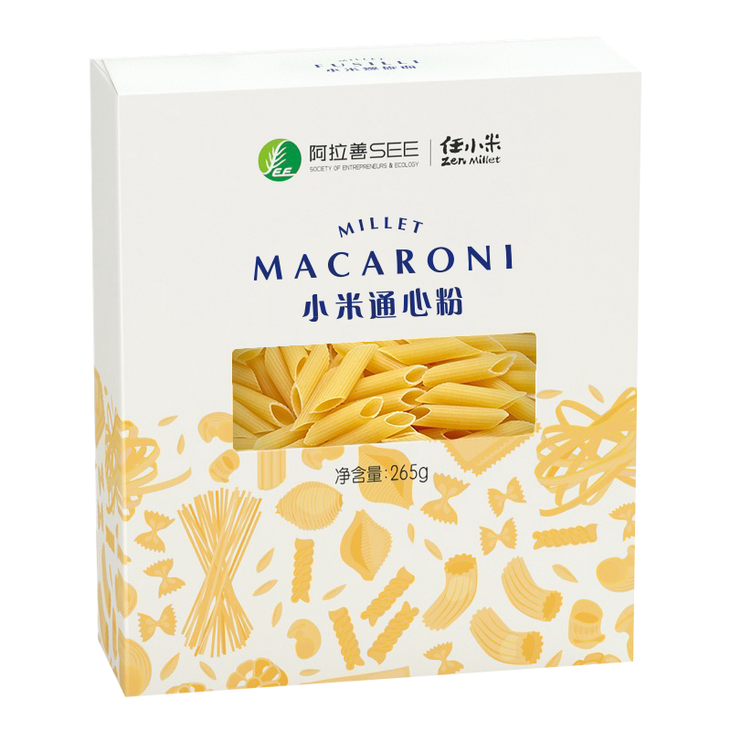 任小米小米斜管通心粉无麸质