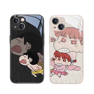 趣味动漫妮妮小新情侣款手机壳
