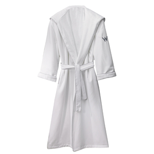W酒店五星级连帽浴袍居家情侣纤维吸水浴衣睡袍男女