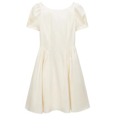 OCHIRLY欧时力天丝露背连衣裙