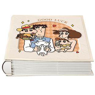 蜡笔小新相册本纪念册儿童家庭大容量宝宝成长记录照片5寸6六收纳