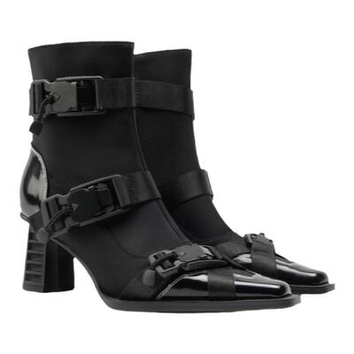 黑色女士小短靴ColorfulBridge