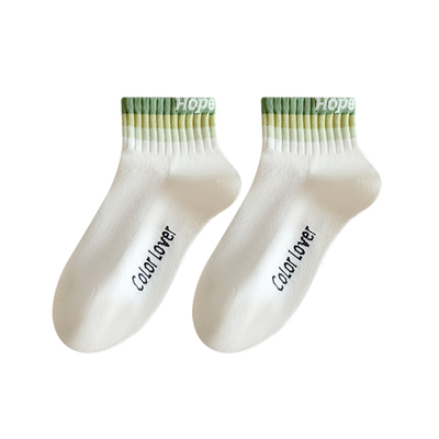 【纯棉运动短袜】透气防臭吸汗