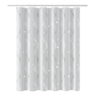 卫生间干湿分离浴帘洗澡挡水帘防水防霉速干浴室洗浴冲凉房隔水帘