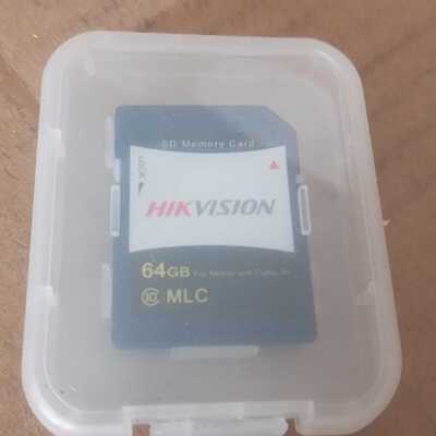 询价SD海康64GB内存卡。正常使用。议价