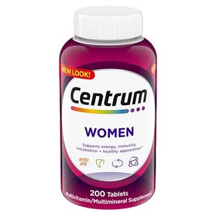 Centrum善存女士复合维生素小紫瓶男女营养包VC多维叶酸B族旗舰店