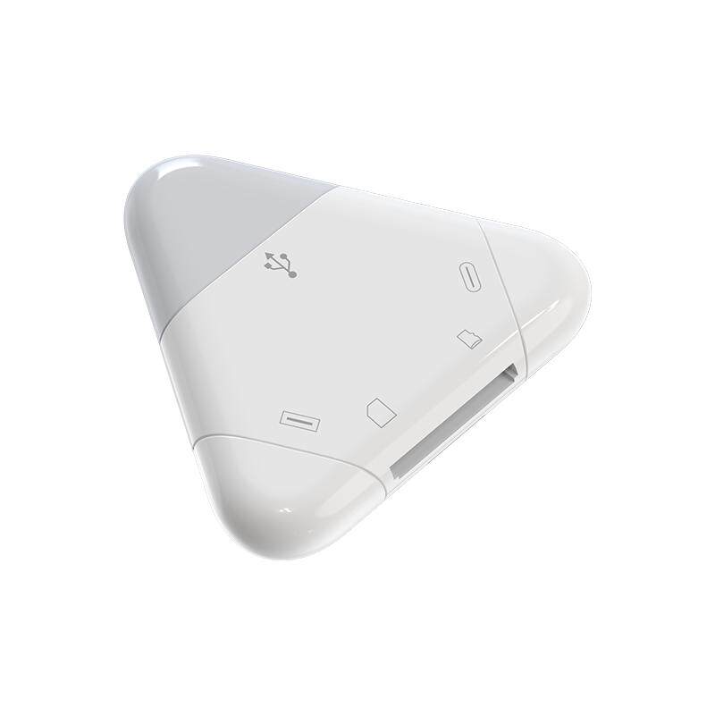 三合一读卡器多合一通用相机sd卡tf内存储卡usb3.0高速Type-c插卡拓展坞适用于苹果小米华为大疆action3