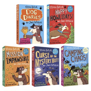 Dog Diaries 狗狗日记 桥梁书 初级章节书 爆笑故事 英文课外读物 7-9岁 James Patterson 詹姆斯帕特森 英文原版进口图书