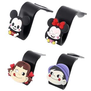 汽车挂钩后排座椅靠背创意车用挂钩车内隐藏式可爱车载卡通挂钩