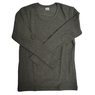 华宝莉冬季9896新款100棉圆领中厚不加绒xxxl保暖内衣纯棉有白色