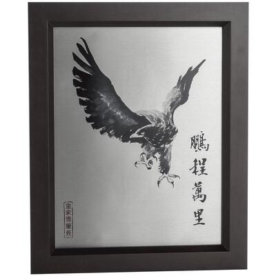 鹏程万里墙壁相框马来西亚挂件