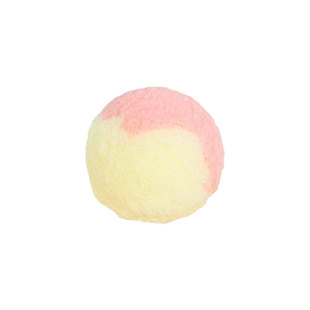 猫咪毛绒球逗猫玩具宠物自嗨解闷静音双色毛绒球大号6CM耐抓耐咬