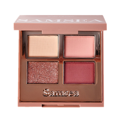 圣希四色眼影盘粉棕哑光大地色