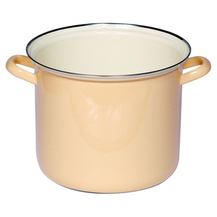 奥地利制造RIESS搪瓷汤锅 手工搪瓷清新田园欧式双耳锅煲锅炖锅