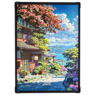 正版宫崎骏的春天拼图1000片带相框成人版高颜值治愈系高级感礼物