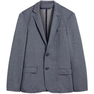 Trussardi 楚萨迪 男士休闲简约时尚西服外套 52H00071 1T006305