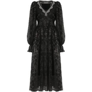 【连衣裙清仓合集】DPLAY   秋冬针织丝绒连衣裙 裙子