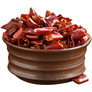 食家巷新鲜无籽干辣椒段辣椒节新一代朝天椒香辣中辣辣椒酱面200g