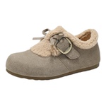 星期六厚底加绒勃肯鞋女2025新款冬季加厚保暖毛毛棉鞋绒面雪地靴