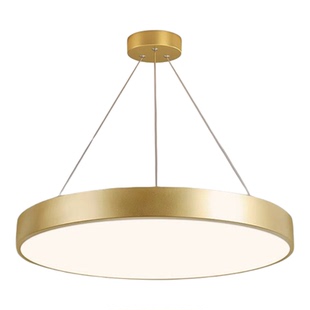 圆形餐厅吊灯简约现代客厅主卧室饭厅餐桌吧台书房灯2025中山灯具