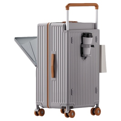 超大容量30寸宽拉杆前开口行李箱