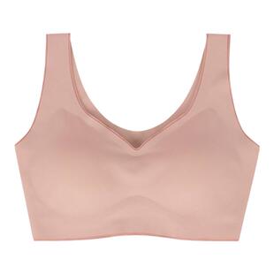 无痕透气撞色内衣女士聚拢上托无钢圈夏季运动背心文胸薄睡眠胸罩