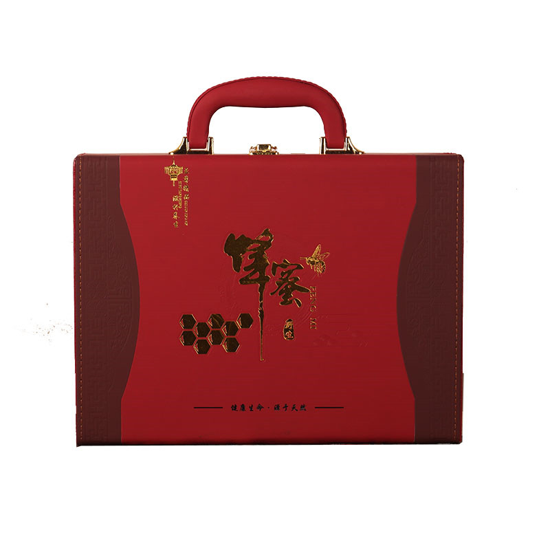 斤装礼盒蜂蜜瓶子pu可加字定制
