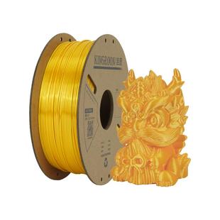 启庞3D打印机PLA耗材多色丝绸耗材碳纤维 木色 大理石 无料盘耗材可批发外贸打印线条1kg 结构件广告 3kg装