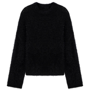 MESUX米岫26春意大利进口lineapiu羊毛混纺纱 圆领毛衣MOSUE401