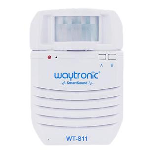 扶梯安全语音提示器工地安全楼梯银行红外人体感应来人提醒播报器