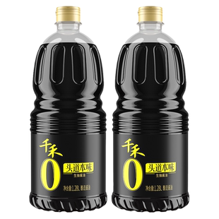 千禾0添加酱油纯粮酿造生抽酱油大桶炒菜凉拌家用调味品官方正品